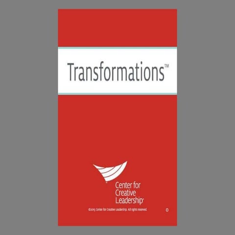 Transformations card deck for vertical development: A sample