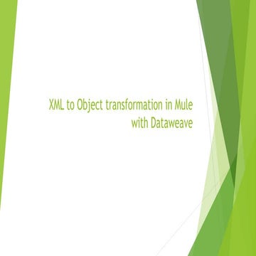 Transformation xmltoobjectesb