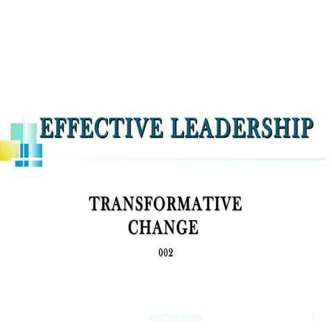 Transformative Change 2 Ppt