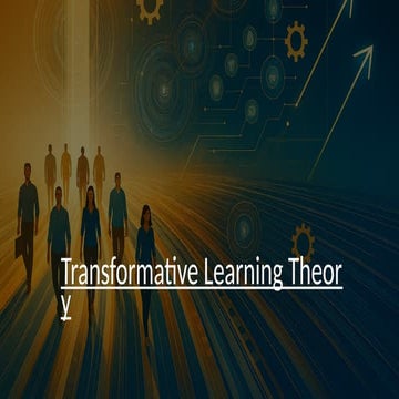 Transformative learning | PPTX