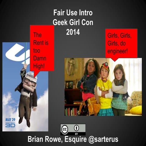 Transformative Works - fair use - Geek Girl Con 2014 - Draft