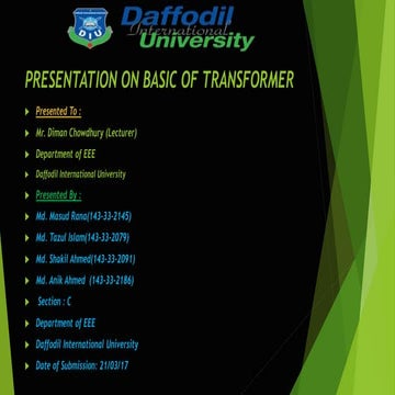 Transformer | PPTX