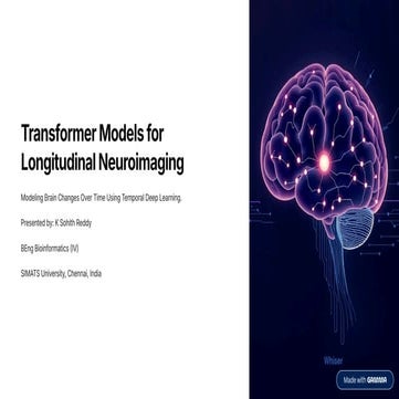 Transformer Models for Longitudinal Neuroimaging