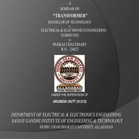 Presentation Physics Transformers Class 12th | PDF