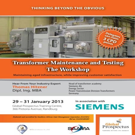 Transformer Maintenance and Testing