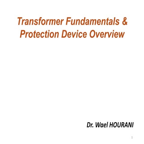 Transformer Protection | PPTX