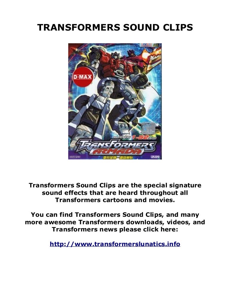 Transformers Sound Clips