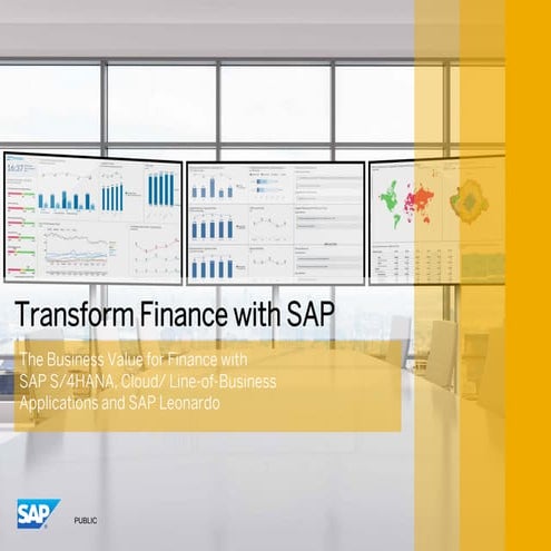 Transform finance with sap solutions 2018
