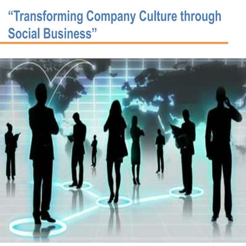 Transforming Company Culture through Social Business
