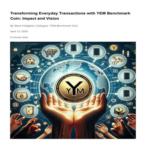 Transforming Everyday Transactions: The Impact and Vision of YEM Benchmark Coin