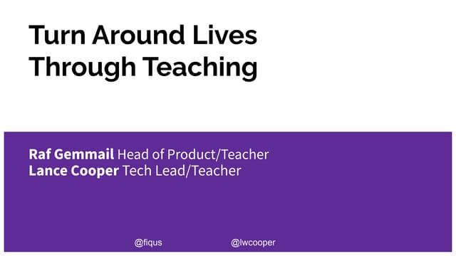 Transforming lives-with-teaching