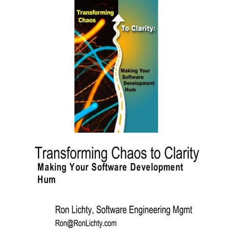 Transforming chaos to clarity - acm 6.15