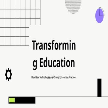 Transforming Learning: The Impact of Technology on Education | PDF