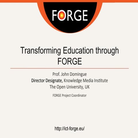 Transforming Education through FORGE