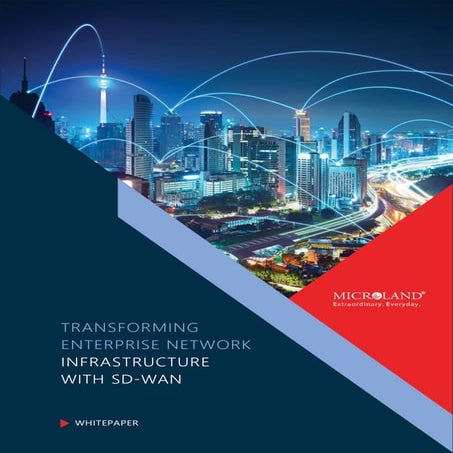 Transforming enterprise network infrastructure with sd wan services