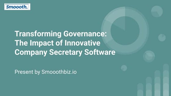 Smoooth Biz Limited presentations