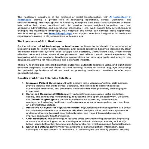 Transforming Healthcare Operations with AI Technology_ Unlocking the Power of...