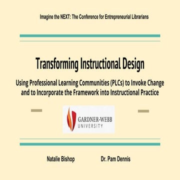 Transforming instructionaldesign