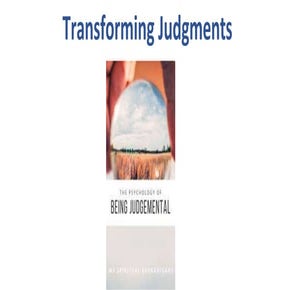 Transforming judgments