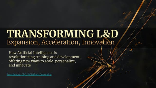 Transforming L&D: Rochester ATD Summit 2024