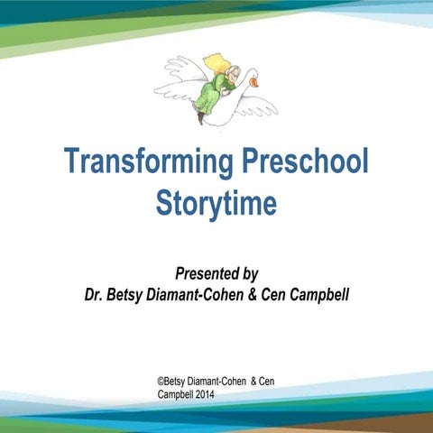 Transforming Preschool Storytime: Plugged & Unplugged
