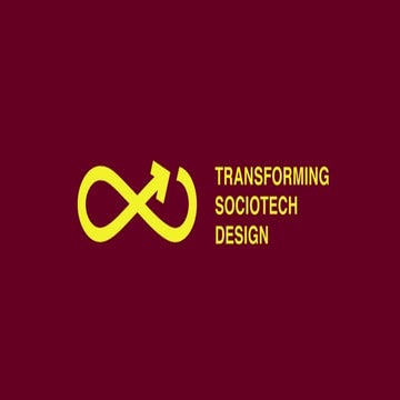 Transforming Sociotech Design (TSD) Tutorial