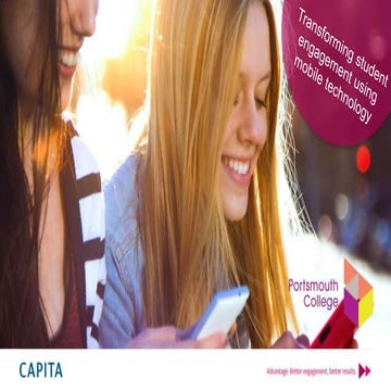 Transforming student engagement using mobile technology