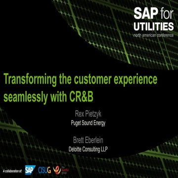 Transforming the customer experience   crb