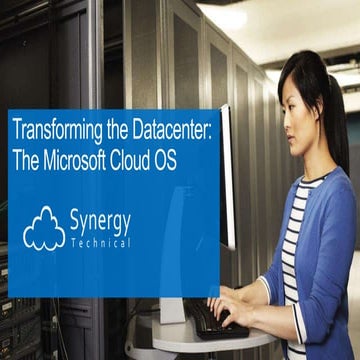 Transforming the Data Center