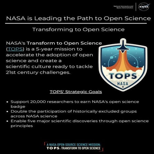 NASA TOPS ( Transform to Open Science )
