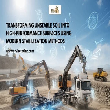 Transforming Unstable Soil into Durable, High-Performance ...