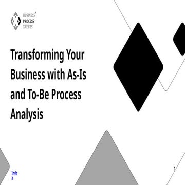 Transforming Your Business with As-Is and To-Be Process Analysis | PPTX