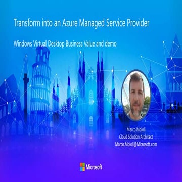 Transform into an Azure Managed Service Provider - WVD.pptx