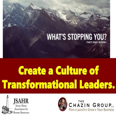 Build a Workforce of Transformational Leaders
