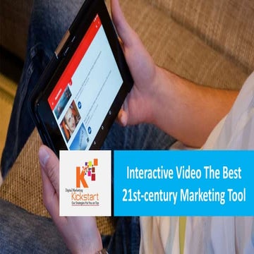 Interactive video the best 21st-century marketing tool