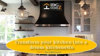 Transform your kitchen into a dream kitchenette