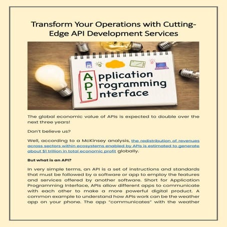Transform Your Operations with Cutting-Edge API Development Services.pdf