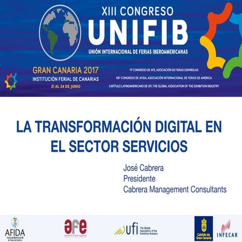 Transfromacion digital sector servicios  unifib