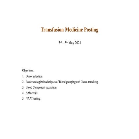Transfusion Medicine  presentations.pptx