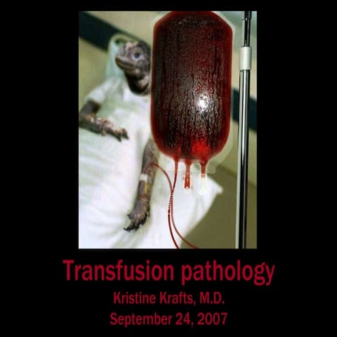 Transfusion Pathology