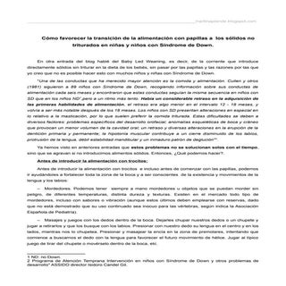 Transición a alimentos sólidos no t...