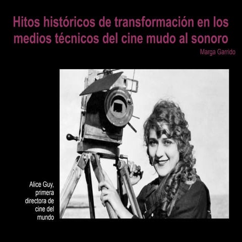 Transición del cine mudo al sonoro
