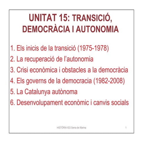Transició democràcia i autonomia