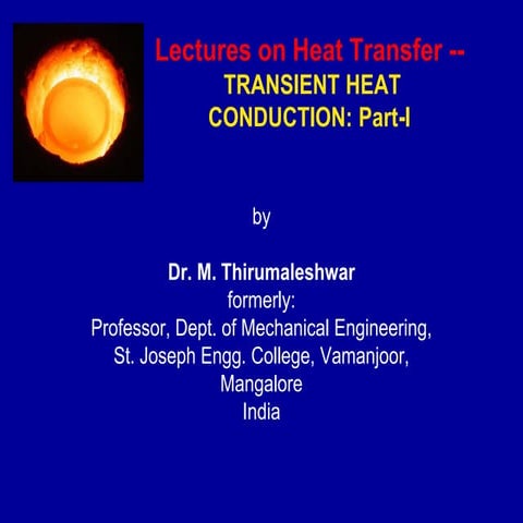 Transient heat-conduction-Part-I