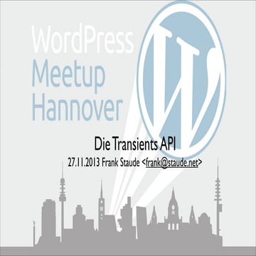 Die WordPress Transients API