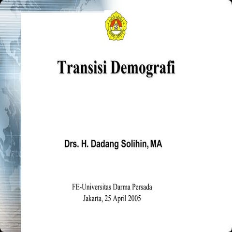 Transisi Demografi