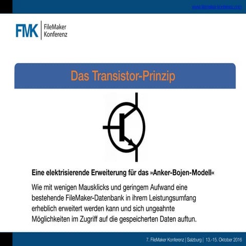 FMK2016 - Holger Darjus - Das Transistor-Prinzip