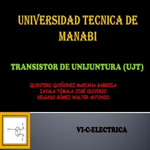Transistor de unijuntura