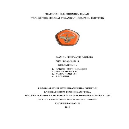 Transistor sebagai penguat