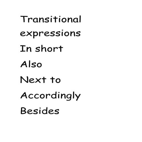 Transitional expressions, portfolio